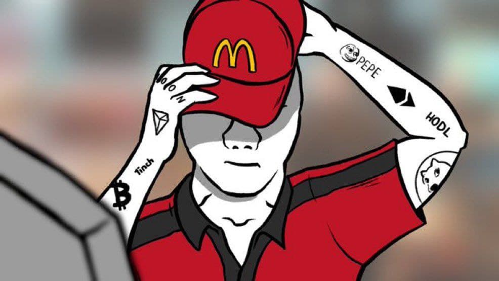 Fries meme background